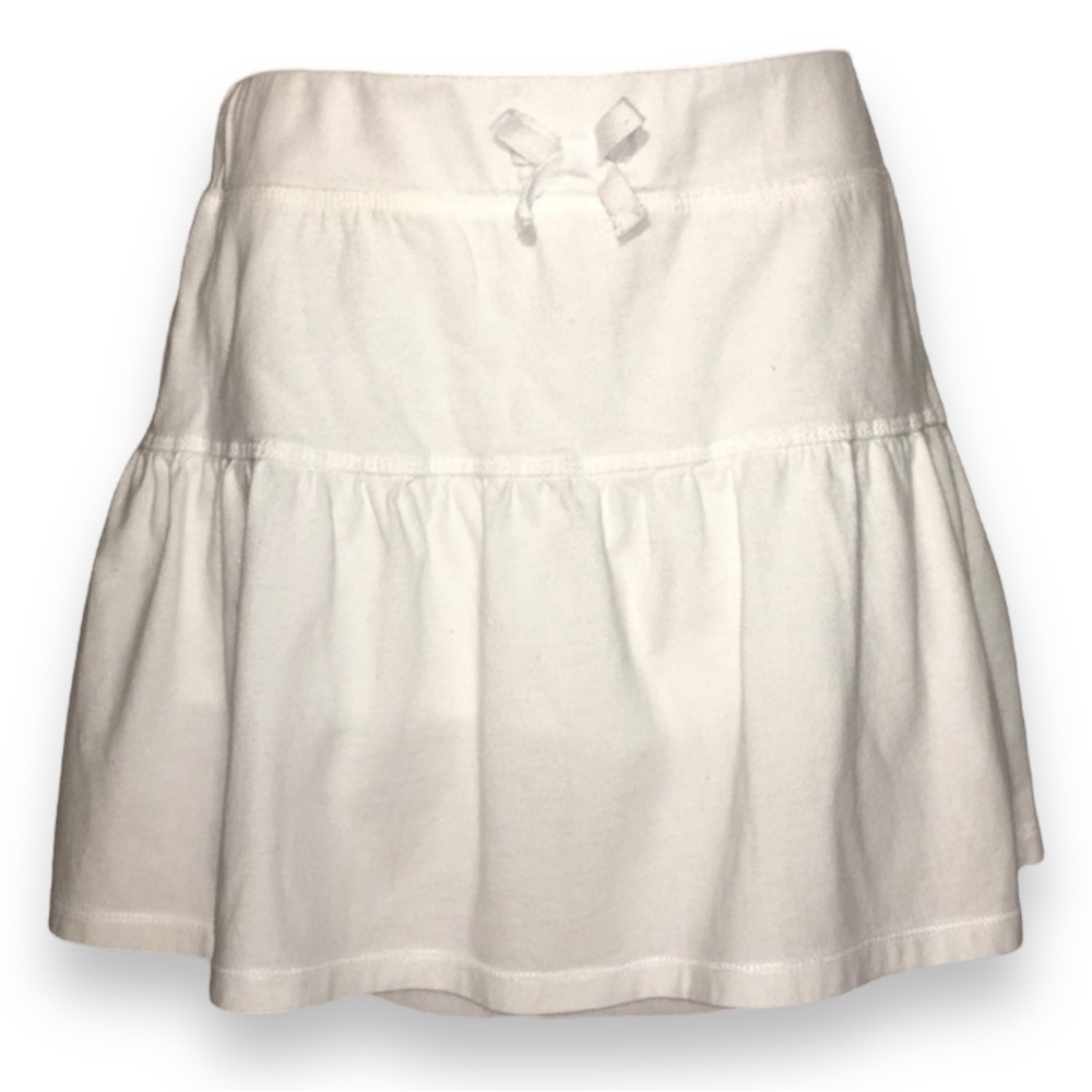 🍉 Children’s Place 2 Piece Outfit T-shirt and White Skirt Skort 4th of July - Picture 7 of 9